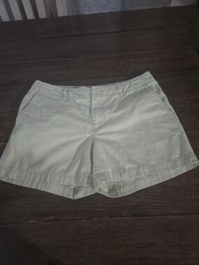 Vintage Tommy Hilfiger Chino Shorts Y2K Made in Hong Kong Pistachio Green Size 6